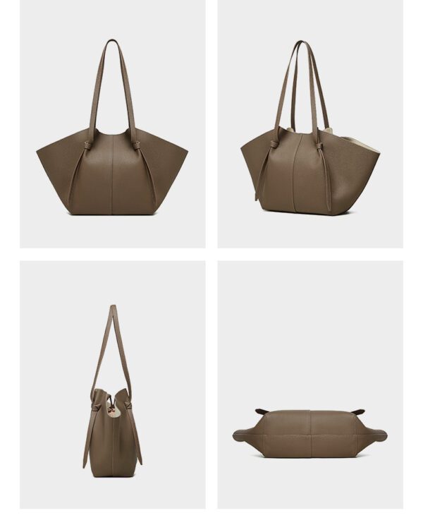 Chic Slouchy Hobo Bag with Drawstring Insert