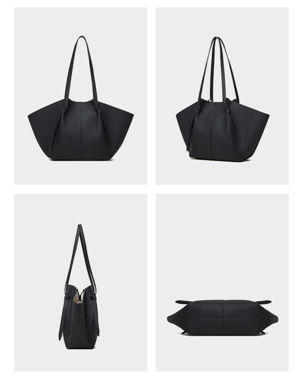 Chic Slouchy Hobo Bag with Drawstring Insert