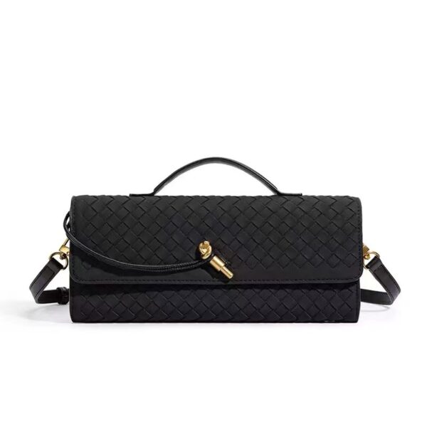 Baguette Suede Clutch