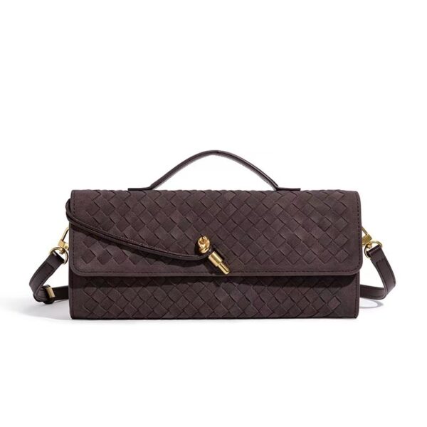 Baguette Suede Clutch
