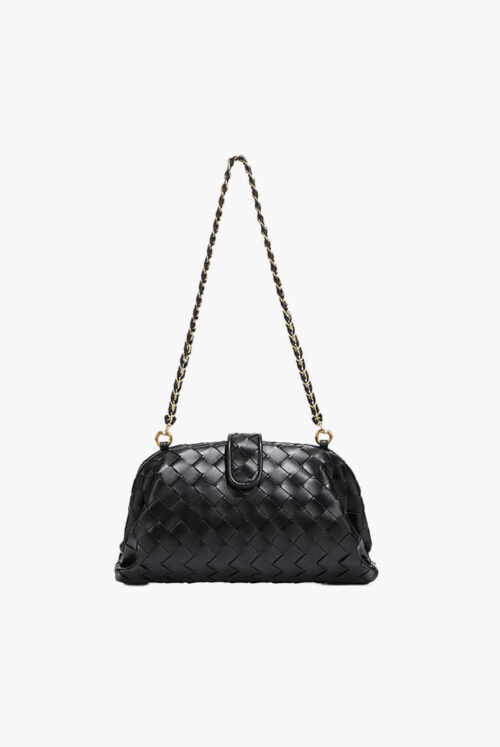 Tessa woven clutch