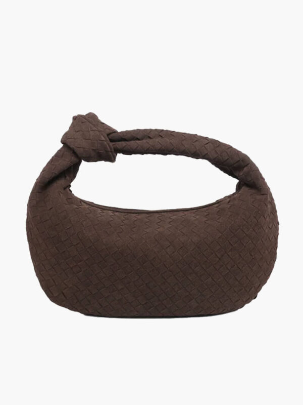 Woven Bag mini suede